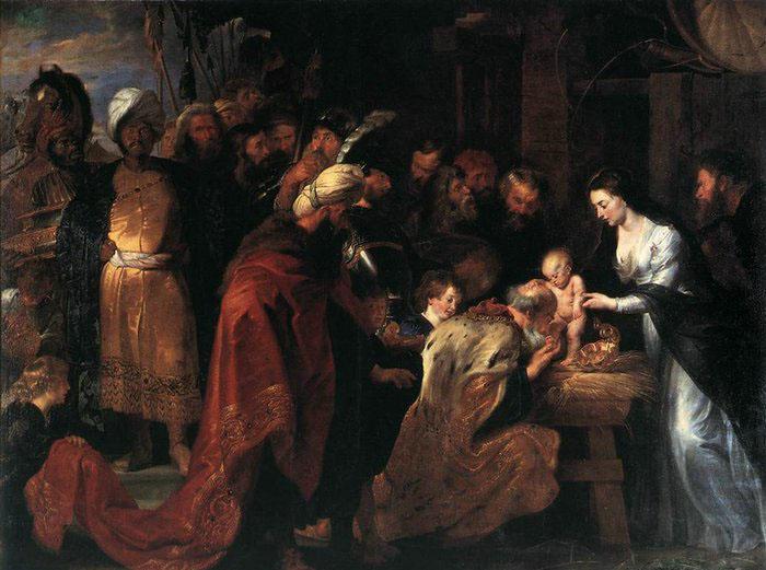 RUBENS, Pieter Pauwel Adoration of the Magi Germany oil painting art
